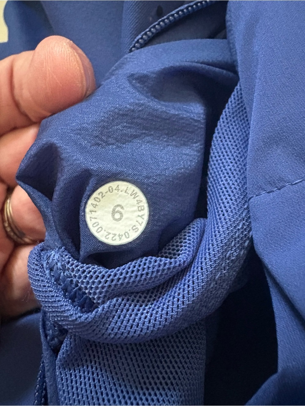 lululemon athletica insulated hooded puffer jacket - psychic blue 6 - Picture 11 of 15